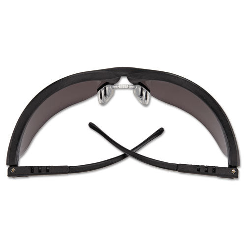 Image of MCR Safety Klondike Safety Glasses, Matte Black Frame, Gray Lens, 12/box