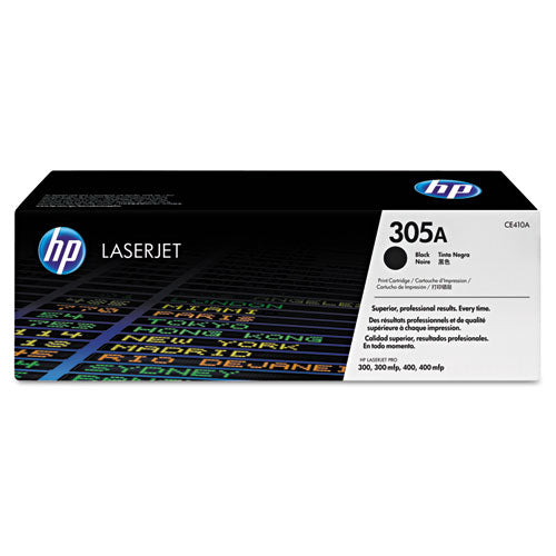 Image of HP HP 305a, (ce410a) Black Original Laserjet Toner Cartridge