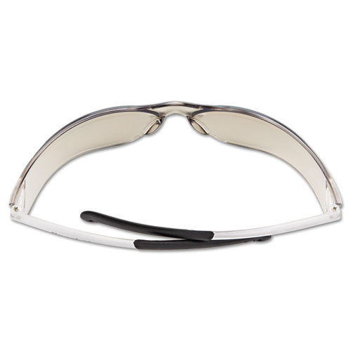 Image of MCR Safety BearKat Safety Glasses, Frost Frame, Clear Mirror Lens, 12/Box