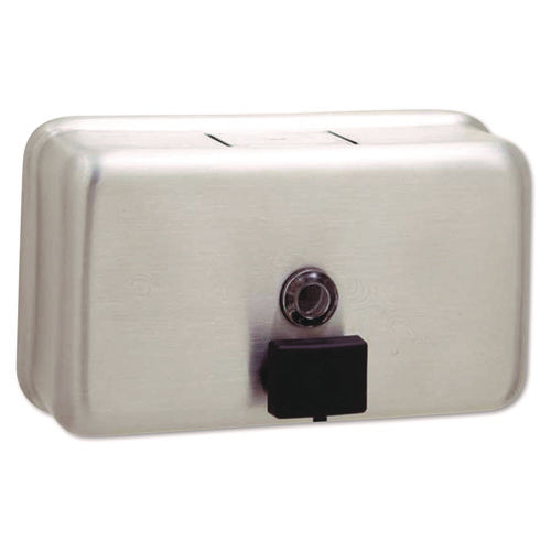 Image of Bobrick Classicseries Surface-Mounted Liquid Soap Dispenser, 40 Oz, 8.13 X 2.75 X 4.75, Stainless Steel