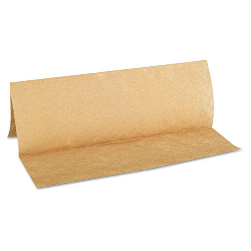 Image of GEN Folded Paper Towels, Multifold, 9 x 9.45, Natural, 250 Towels/Pack, 16 Packs/Carton