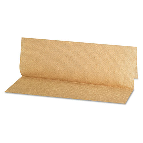 Image of GEN Folded Paper Towels, Multifold, 9 x 9.45, Natural, 250 Towels/Pack, 16 Packs/Carton