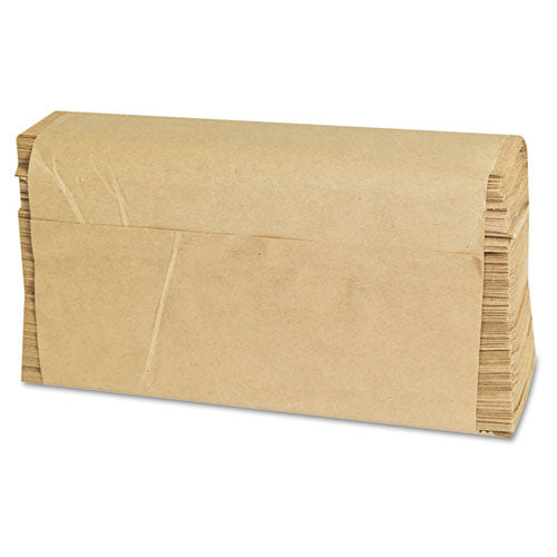Image of GEN Folded Paper Towels, Multifold, 9 x 9.45, Natural, 250 Towels/Pack, 16 Packs/Carton
