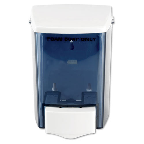 Image of Impact® Encore Foam-Eeze Bulk Foam Soap Dispenser, See Thru, 900 Ml, 4.5 X 4 X 6.25, White