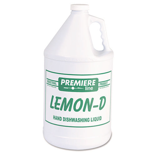 Image of Kess Lemon-D Dishwashing Liquid, Lemon, 1 Gal, Bottle, 4/carton