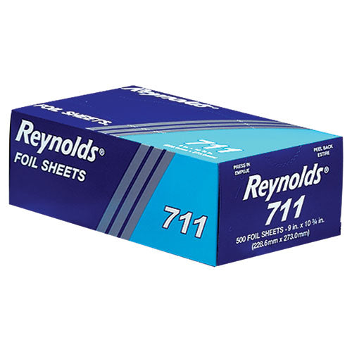 Image of Reynolds Wrap® Pop-Up Interfolded Aluminum Foil Sheets, 9 x 10.75, 500/Box, 6 Boxes/Carton