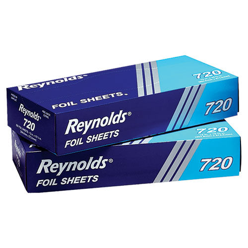 Image of Reynolds Wrap® Pop-Up Interfolded Aluminum Foil Sheets, 10.75 x 12, 200/Box, 12 Boxes/Carton