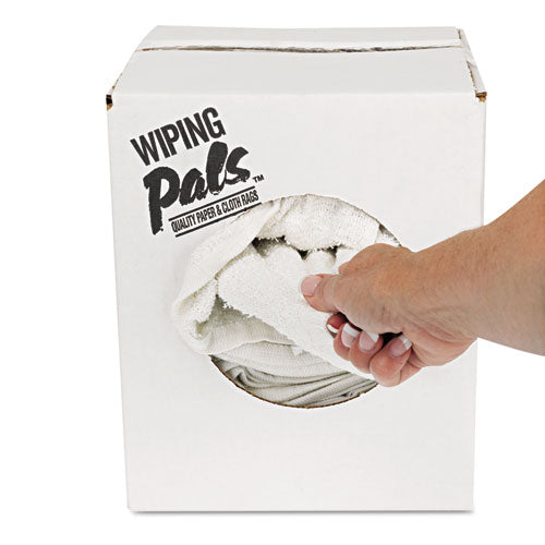 Image of HOSPECO® Counter Cloth/Bar Mop, 15.5 x 17, White, Cotton, 60/Carton