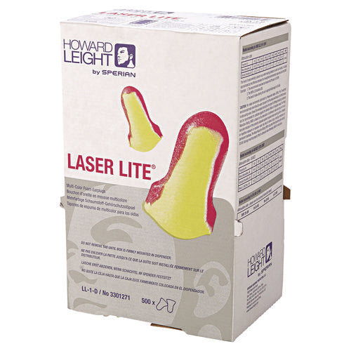 Image of Howard Leight® by Honeywell Ll-1 D Laser Lite Single-Use Earplugs, Cordless, 32nrr, Ma/yw, Ls500, 500 Pairs