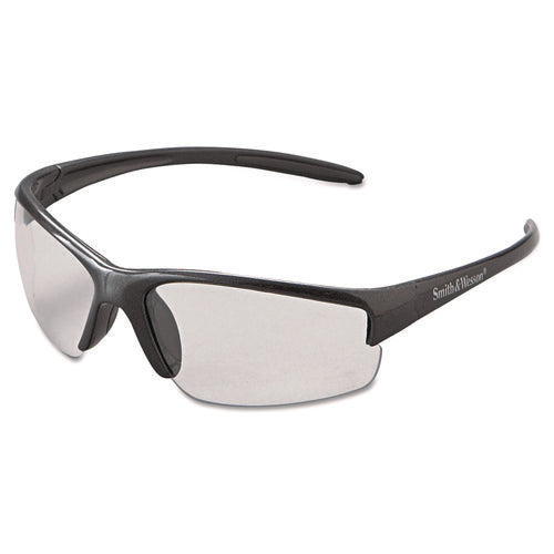 Image of KleenGuard Equalizer Safety Glasses, Gunmetal Frame, Clear Anti-Fog Lens