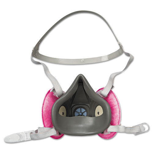 Image of 3M Half Facepiece Respirator 6000 Series, Reusable, Large