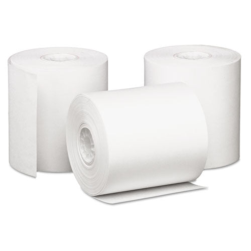 Image of Iconex Impact Bond Paper Rolls, 3" X 85 Ft, White, 50/carton