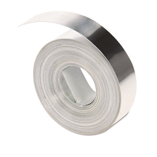 Image of DYMO® Rhino Metal Label Non-Adhesive Tape, 0.5" X 16 Ft, Aluminum
