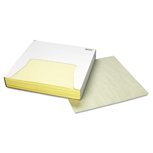 Image of Bagcraft Grease-Resistant Paper Wraps And Liners, 12 X 12, Yellow, 1,000/box, 5 Boxes/carton