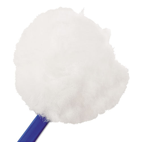 Image of Impact® Toilet Bowl Mop, 12" Handle, 5.75" Mop Head, Blue