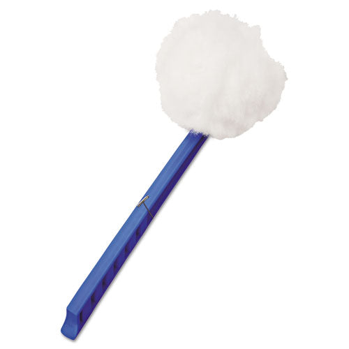 Image of Impact® Toilet Bowl Mop, 12" Handle, 5.75" Mop Head, Blue