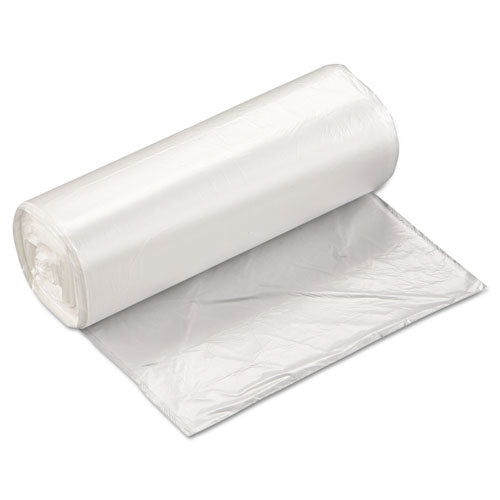 Image of Inteplast Group High-Density Commercial Can Liners, 16 gal, 5 mic, 24" x 33", Natural, Perforated Roll, 50 Bags/Roll, 20 Rolls/Carton