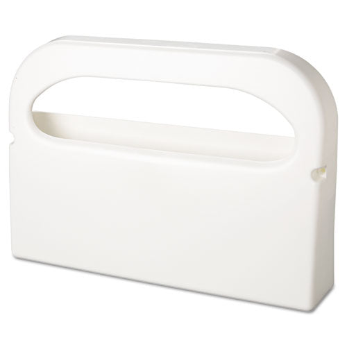 Image of HOSPECO® Health Gards Toilet Seat Cover Dispenser, Half-Fold, 16 X 3.25 X 11.5, White, 2/box