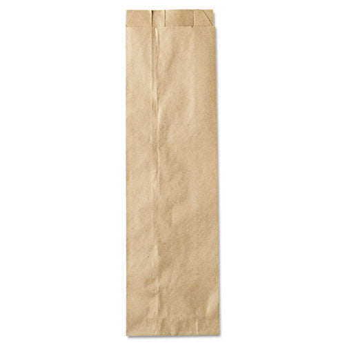 Image of General Liquor-Takeout Quart-Sized Paper Bags, Quart Size, 4.25" x 2.5" x 16", Natural, 500/Bundle