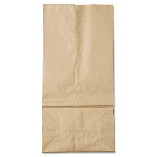 Image of Ross & Wallace Paper Products Grocery Paper Bags, #16 Size, 7.75" x 4.75" x 16", Natural, 500/Bundle