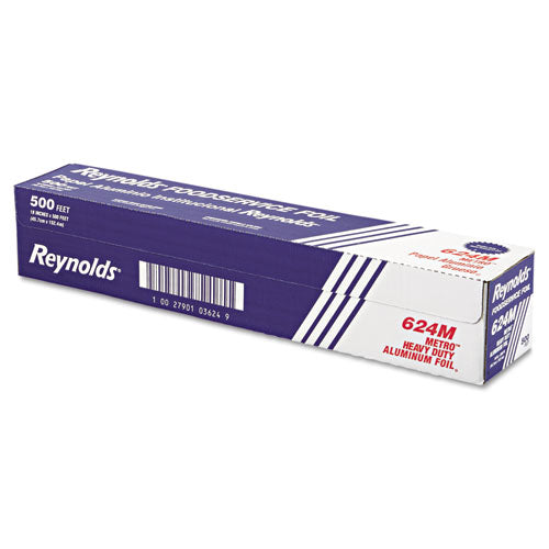 Image of Reynolds Wrap® Metro Aluminum Foil Roll, Heavy Duty Gauge, 18" x 500 ft