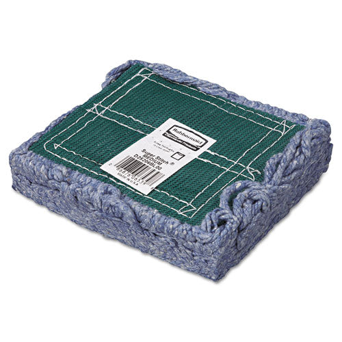 Image of Rubbermaid® Commercial Super Stitch Blend Mop Head, Medium, Cotton/synthetic, Blue, 6/carton