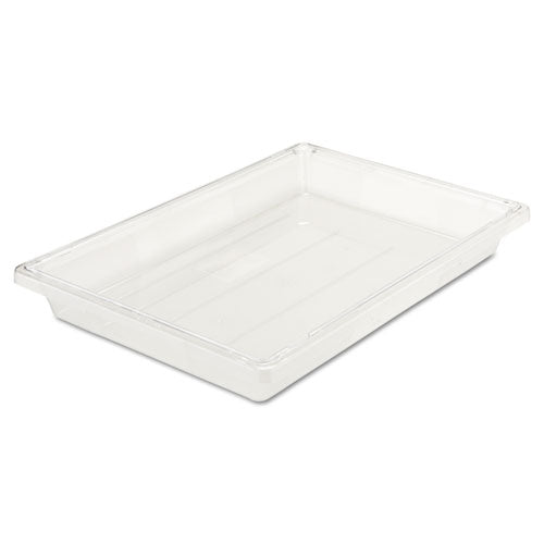 Image of Rubbermaid® Commercial Food/Tote Boxes, 5 gal, 26 x 18 x 3.5, Clear, Plastic