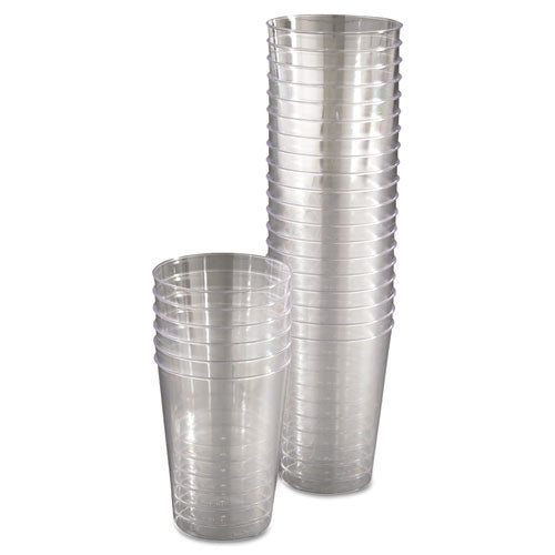 Image of WNA Comet Plastic Tumblers, 10 Oz, Clear, 25/pack, 20 Packs/carton