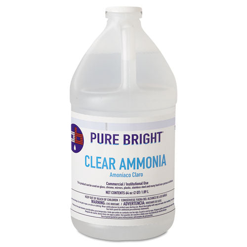 Image of Pure Bright® Clear Ammonia, 64 Oz Bottle, 8/carton