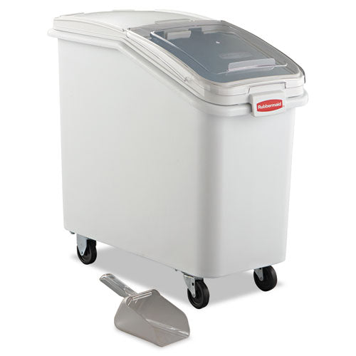 Image of Rubbermaid® Commercial ProSave Mobile Ingredient Bin, 26.18 gal, 15.5 x 29.5 x 28, White, Plastic