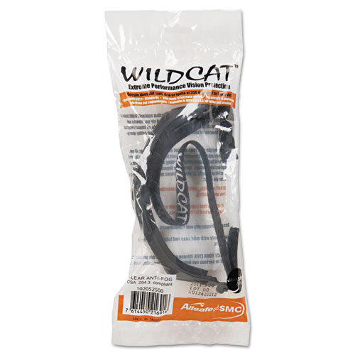 Image of KleenGuard V80 WildCat Safety Goggles, Black Frame, Clear Lens