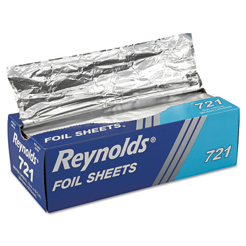 Image of Reynolds Wrap® Interfolded Aluminum Foil Sheets, 10.75 x 12, 500/Box, 6 Boxes/Carton