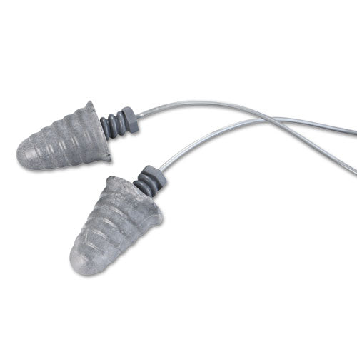 Image of 3M E-A-R Skull Screws Earplugs, Corded, 32 dB NRR, Gray, 120 Pairs
