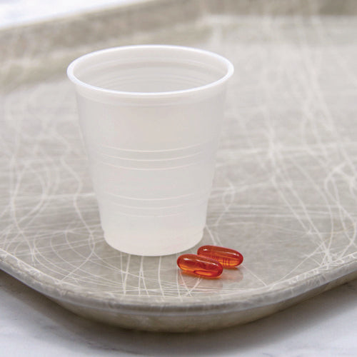 Image of Dart® High-Impact Polystyrene Cold Cups, 5 oz, Plastic, Translucent, 100/Sleeve, 25 Sleeves/Carton