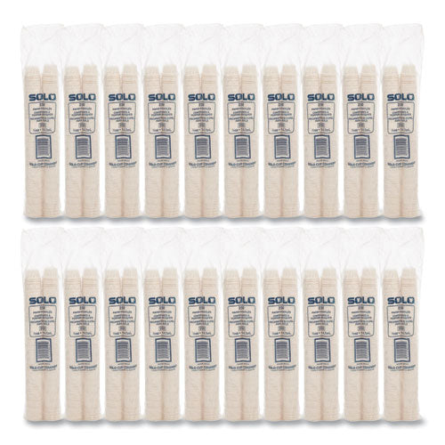 Image of SOLO® Paper Portion Cups, 0.5 oz, White, 250/Bag, 20 Bags/Carton