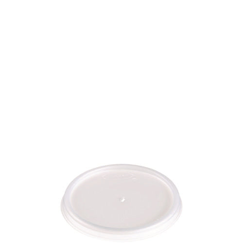 Image of Dart® Plastic Lids, Vented, Fits 4 oz Hot Cups, Translucent, 100/Pack, 10 Packs/Carton