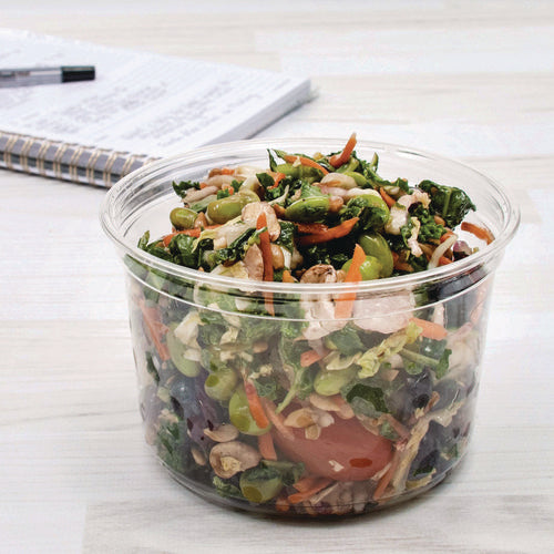 Image of Dart® MicroGourmet Food Container, 16 oz, Translucent, Plastic, 50/Pack, 10 Packs/Carton