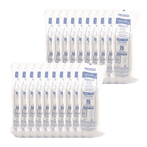Image of Dart® MicroGourmet Food Container, 16 oz, Translucent, Plastic, 50/Pack, 10 Packs/Carton