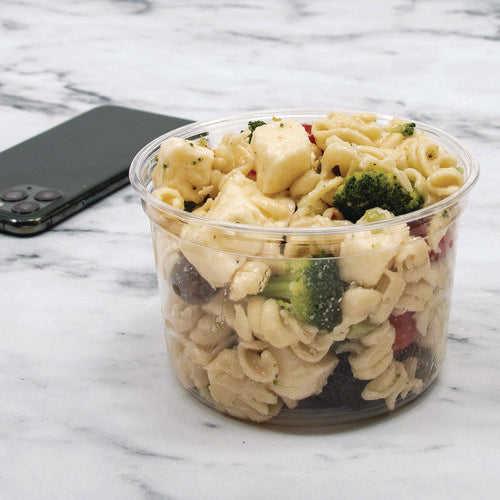 Image of Dart® MicroGourmet Food Container, 16 oz, Translucent, Plastic, 50/Pack, 10 Packs/Carton