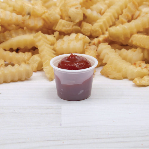 Image of Dart® Polystyrene Portion Cups, 1 oz, Plastic, Translucent, 2,500/Carton