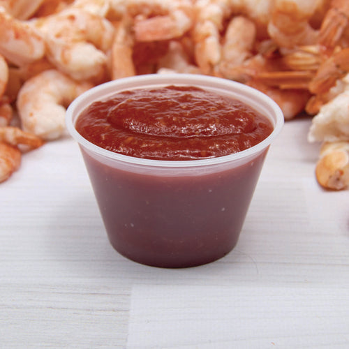 Image of Dart® Polystyrene Portion Cups, 4 oz, Plastic, Translucent, 250/Bag, 10 Bags/Carton