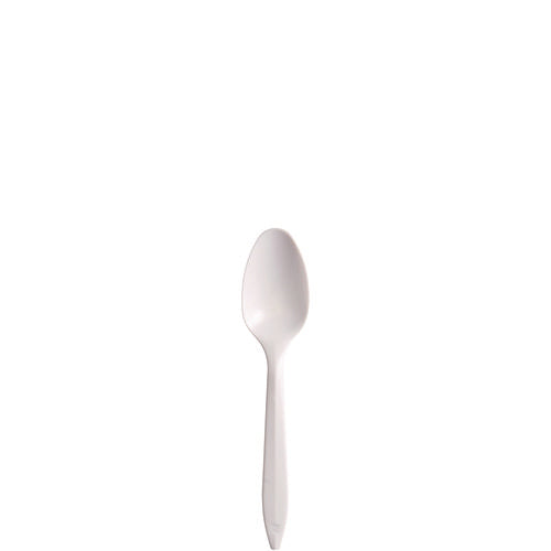 Image of Dart® Style Setter Mediumweight Plastic Spoons, White, 1,000/Carton