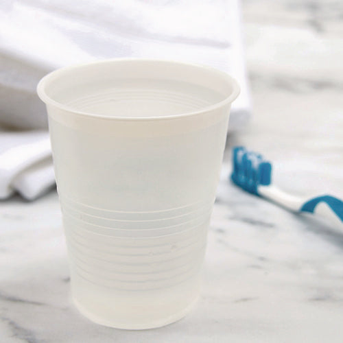 Image of Dart® High-Impact Polystyrene Squat Cold Cups, 12 oz, Plastic, Translucent, 50/Pack