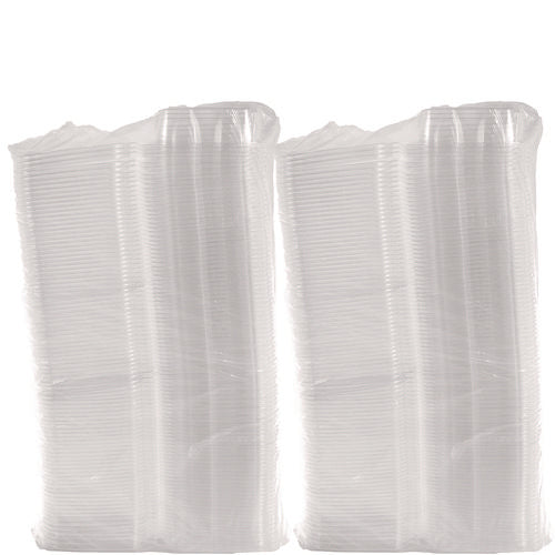 Image of Dart® ClearPac SafeSeal rPET Tamper-Resistant Container, ProPlanet Seal, Flat Lid, 24 oz, Clear, 100/Bag, 2 Bags/Carton