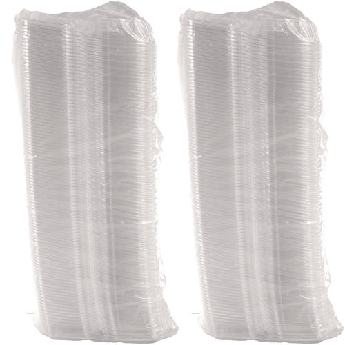 Image of Dart® ClearPac SafeSeal Tamper-Resistant/Evident Containers, Domed Lid, 8 oz, Clear, Plastic, 100/Bag, 2 Bags/Carton