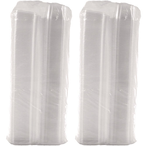 Image of Dart® ClearPac SafeSeal Tamper-Resistant/Evident Containers, Domed Lid, 16 oz, Clear, Plastic, 100/Bag, 2 Bags/Carton