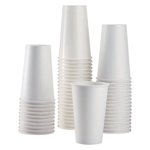 Image of Karat® Double Poly Paper Cold Cups, 16 oz, White, 1,000/Carton