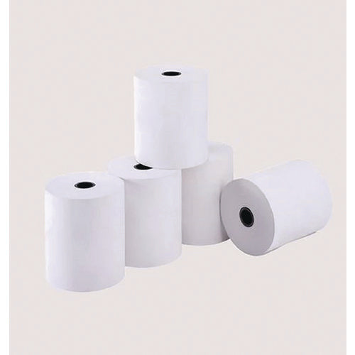 Image of Karat® Thermal Paper Rolls, 3.13" x 273 ft, White, 50/Carton
