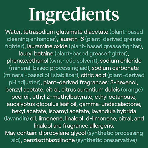 Image of Seventh Generation® Foaming Dish Spray, Mandarin Orange Scent, 16 oz Bottle