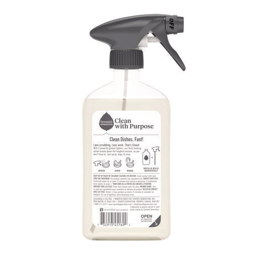 Image of Seventh Generation® Foaming Dish Spray, Mandarin Orange Scent, 16 oz Bottle